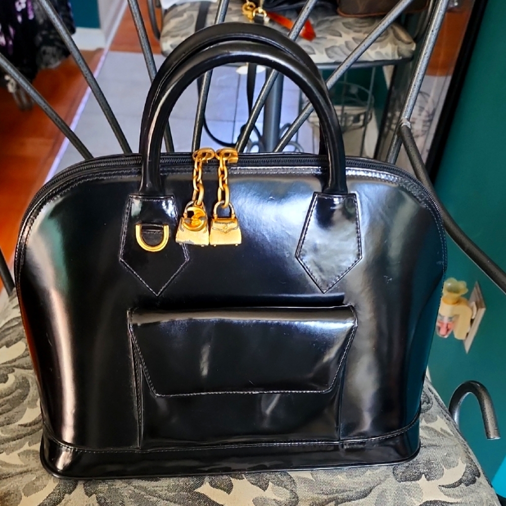 1DAY SALE Vicenza Inc 1993 EUC Vintage Leather Satchel
